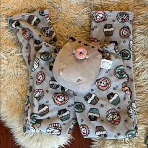 Cat & cupcake Fleece PJ pant w/free new Pusheen